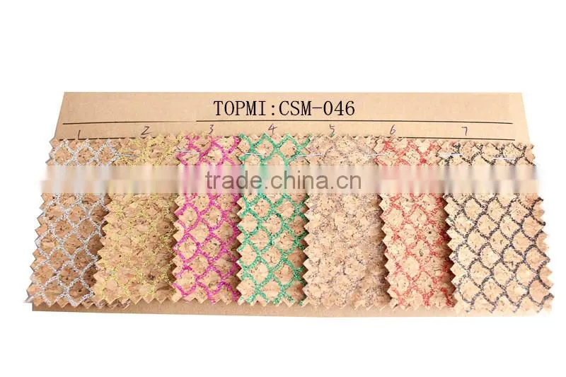 2015 new type high quality cork shoes material