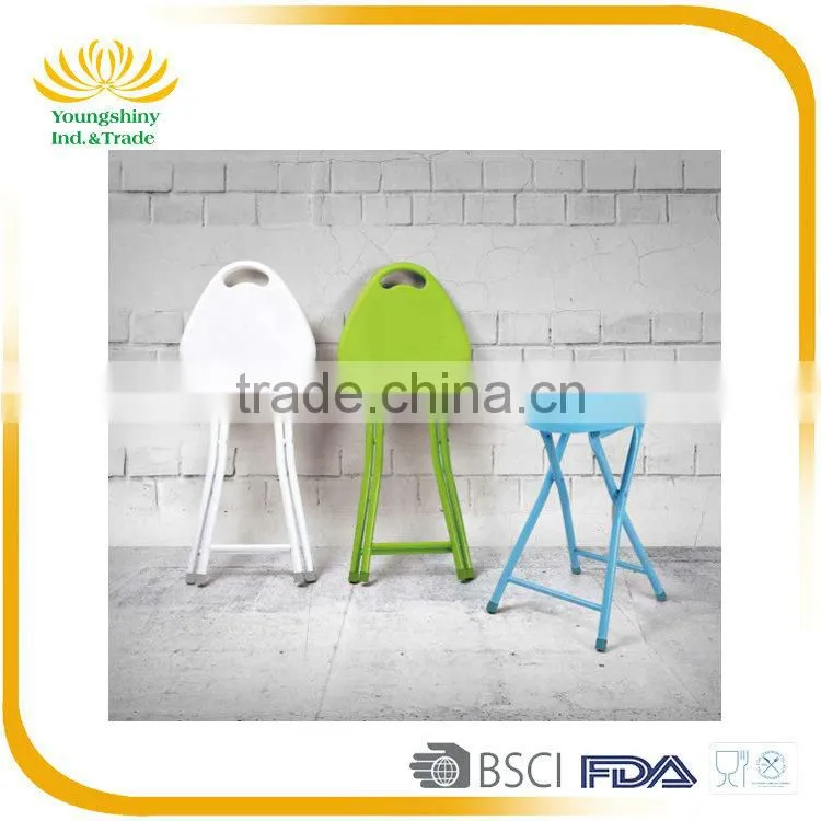 Good quality custom colorful portable plastic foldable chair
