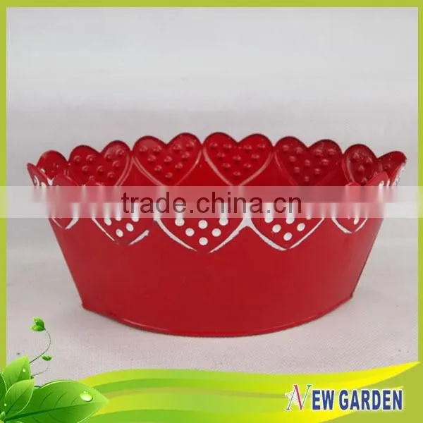 Garden cast iron large size beautiful easy use garden pot