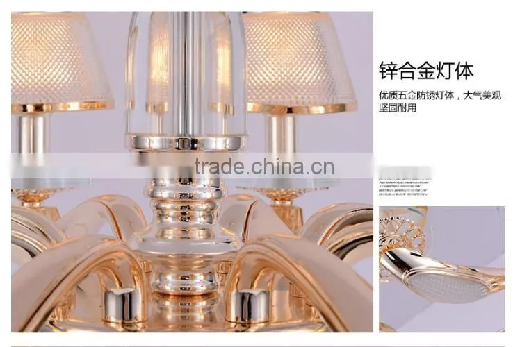 M990 Momoda decorations European simple Crystal modern living room bedroom lighting chandelier pendant lamp