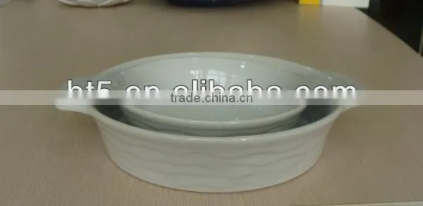 BT5-SD08,09 stonware color oval gratin dish