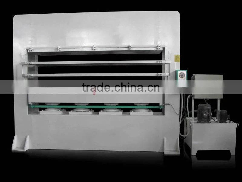 high performance wood hydraulic hot press machine for plywood and veneer ,triple-layer hot press machine