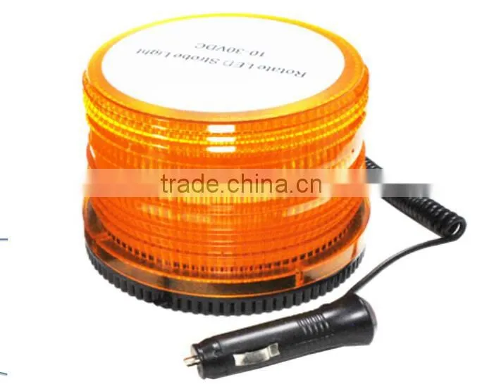 12/24V Car Truck Roof Warning Flashing Strobe Beacon Emergency Light Amber 72LED
