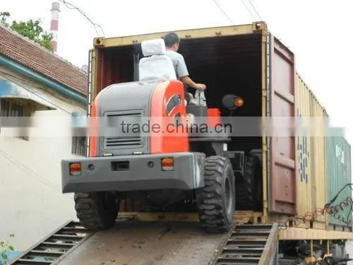 HUIZHONG 1.0t agricultural and building mini backhoe wheel loader ZL10A