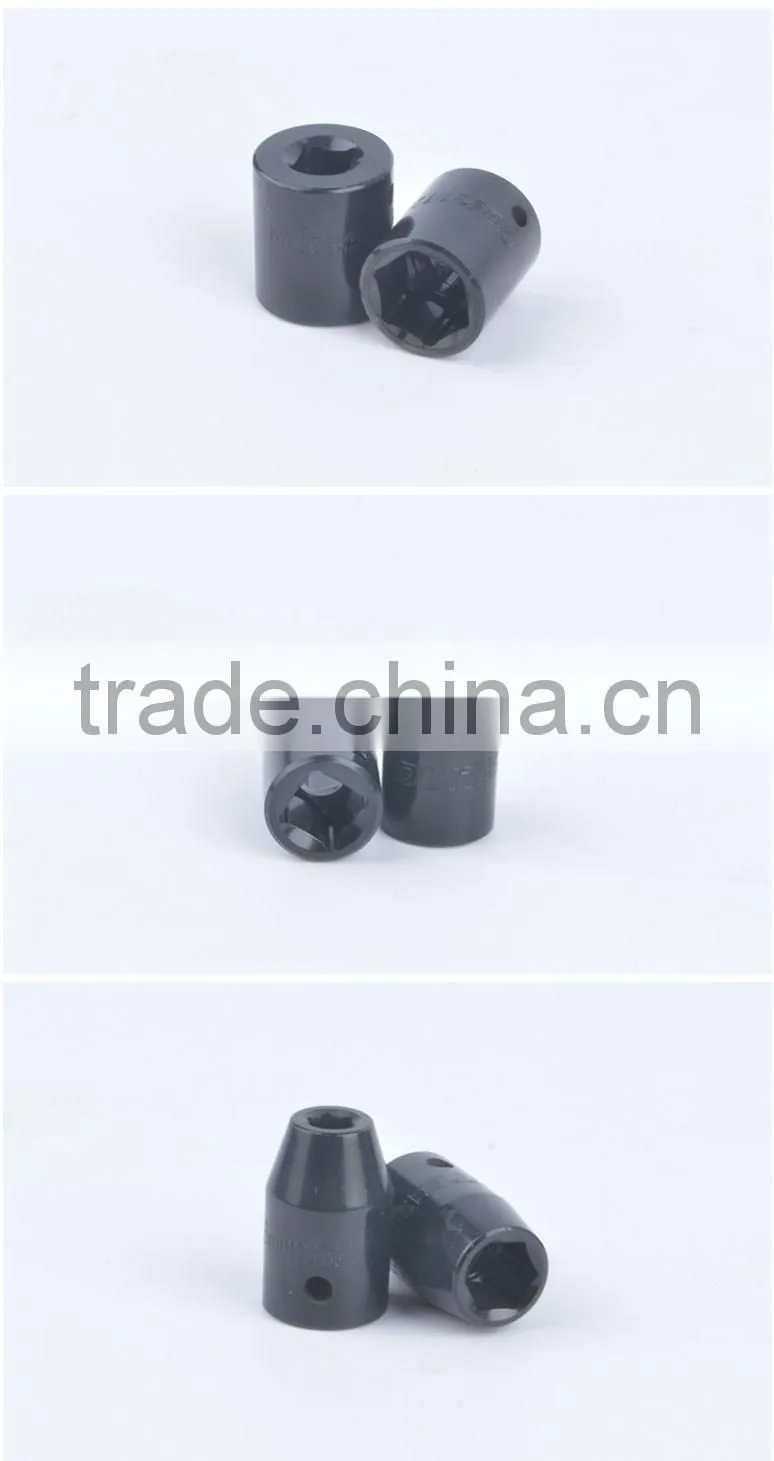 CR-V 12.5mm impact socket, black impact socket,1/2"universal socket
