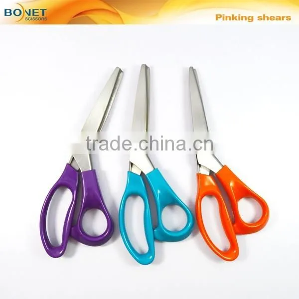SPI0006 CE certificated 7 Inch Stainless Steel Decorative Fabric Edge Pinking Shears Scissor New
