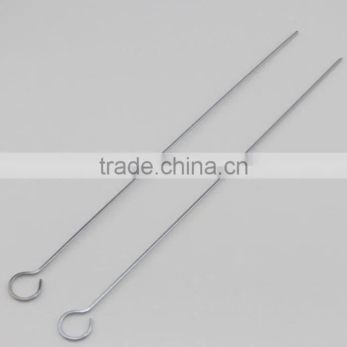 Ring-Tip Handle Stainless Steel Barbecue Skewers