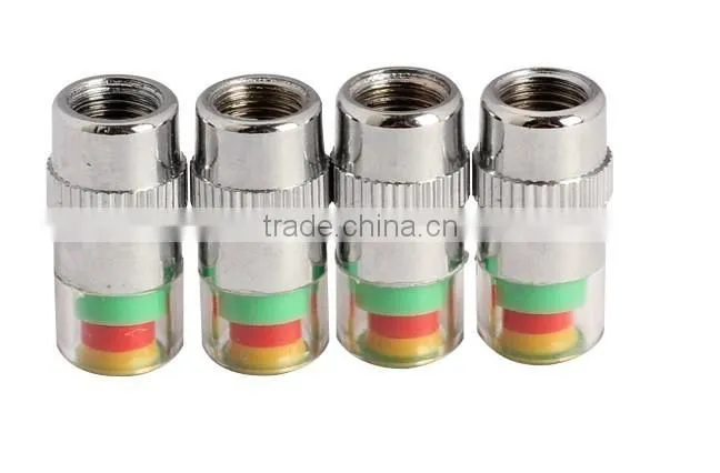 LED Indicator Car Tyre Pressure Auto Monitor Valve Stem Cap