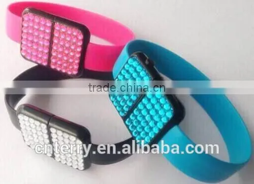 wrist shape usb data cable for cell phone