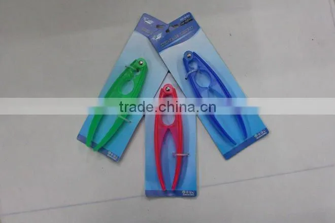 Colorful transparent plastic nutcracker