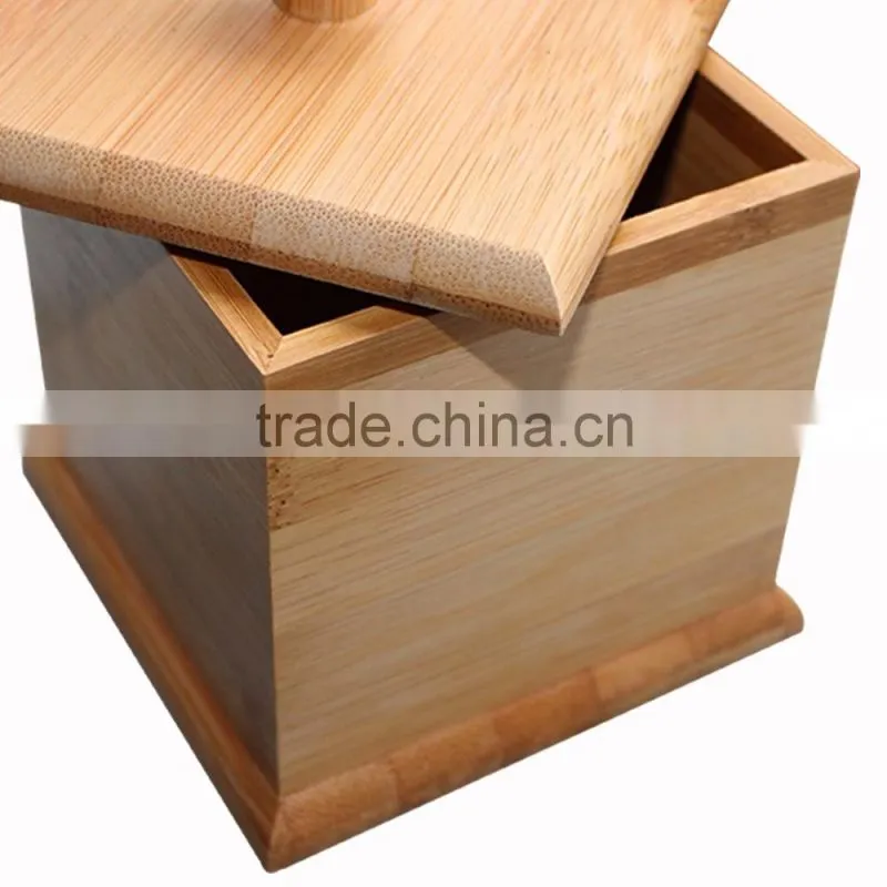 100% Natural Customized Original Cheap Bamboo Spice Jar