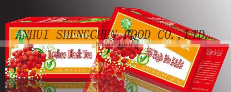 New formula superior quality Lychee Black Teabag flavour teabag fruit teabag