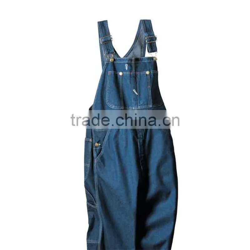 Reflective Sleeveless Drill Overall