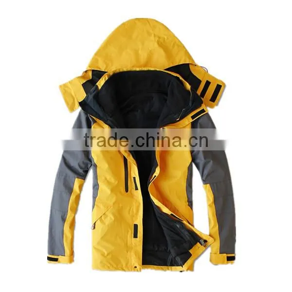 mens winter jacket/ waterproof polyester windbreaker jacket/winter jacket