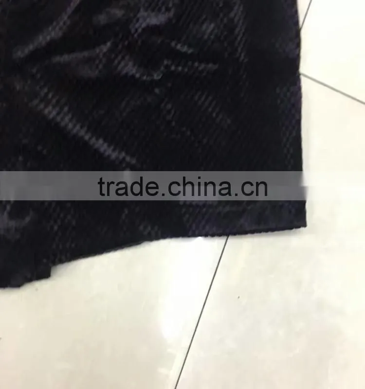 Women branded velvet sexy black jumpsuit