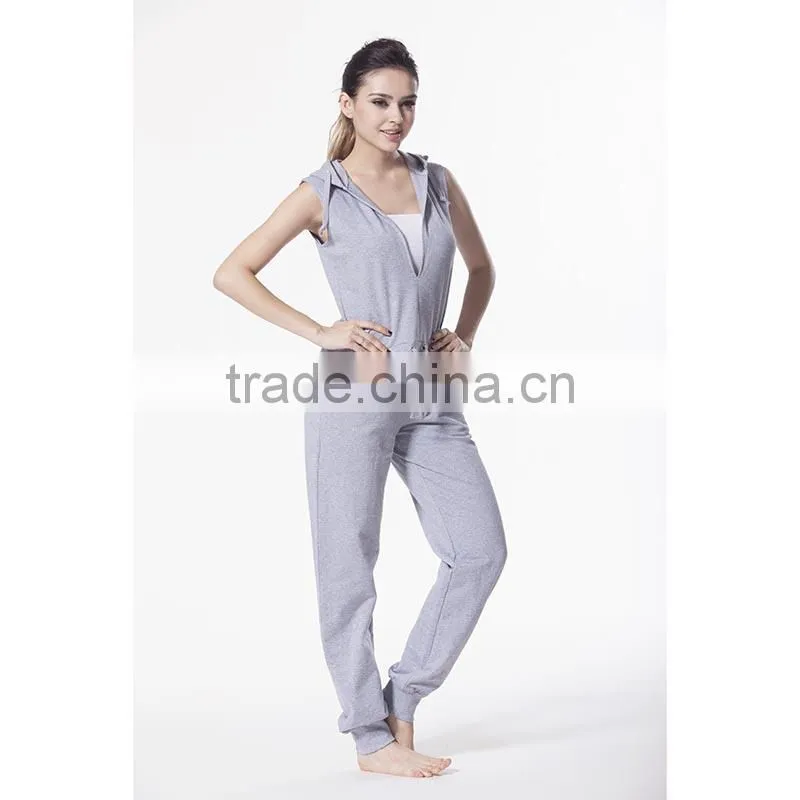 Latest design sleeveless onesie women jumpsuits and rompers