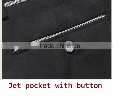 Fashionable Men 2-Button Trim Business Suit With Promotional Price