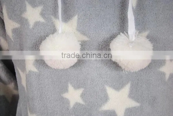 100% polyester printed coral fleece pajama