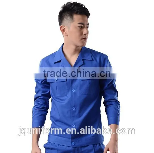 Custom nice design wear rough cheap workwear man navy work uniform wholesale