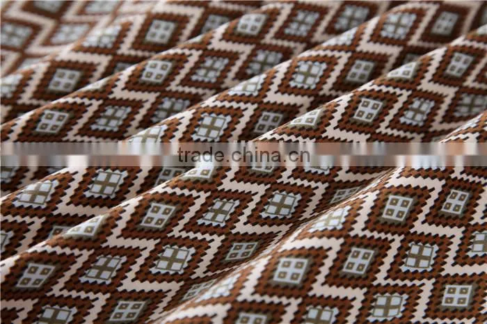 elegant printed short ladies office uniform skirts with zip decoration