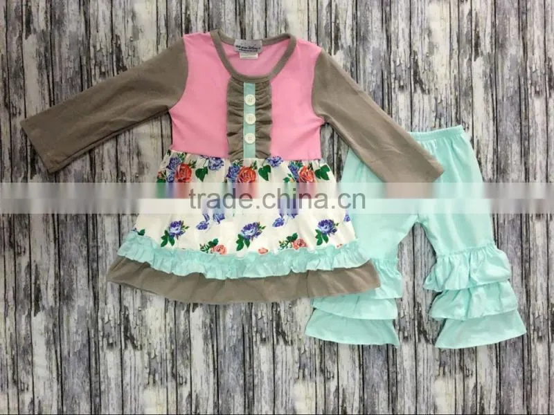 Toddler girl boutique outfits kids winter 2017 clothing sets kid clothes