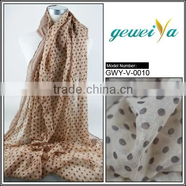 Infinity Voile Polka Dot Scarf
