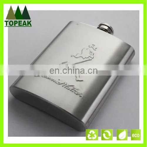 8 oz Men's Stainless Steel Hip Flask Wine Pot Flagon Outdoor Travel drink wine bottle Hip Flask