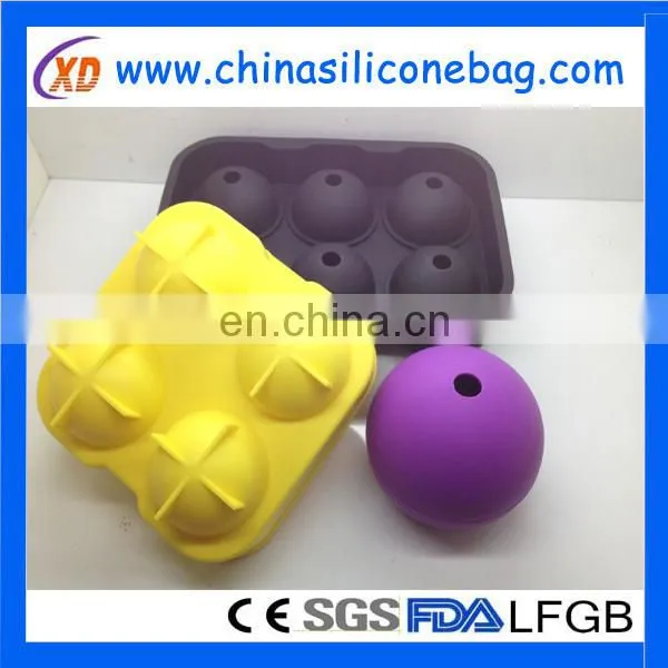 BPA Free Silicone Ice Cube Tray/ Ice Ball Maker in Eco-friendly