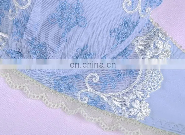 Made in China Popular Female White Ribbon School Girl Bra