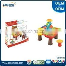 DIY beach toy set with waterwheel for kids