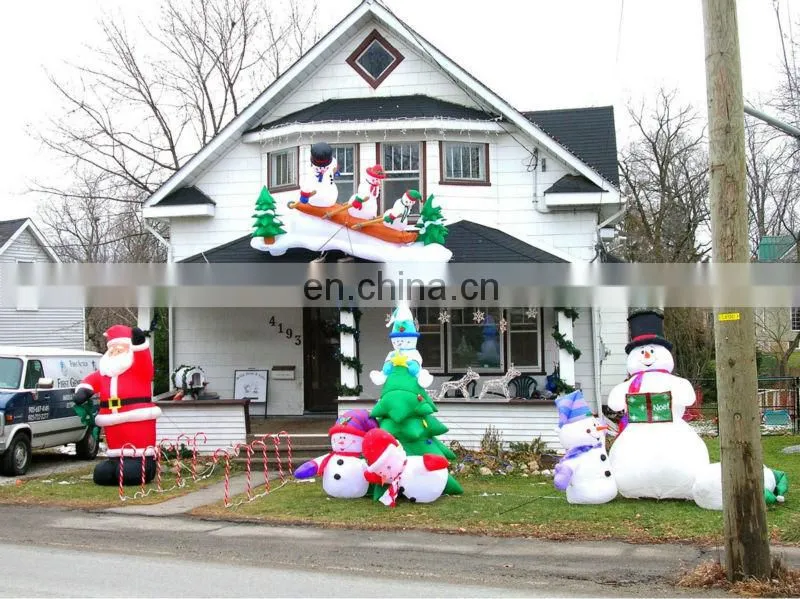 christmas inflatable for house decoration