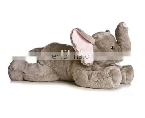 New design 2016 laying soft and stuffed elephant