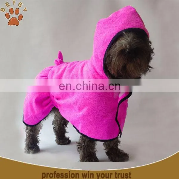 highly absorbent super baby dog hooded towel drying