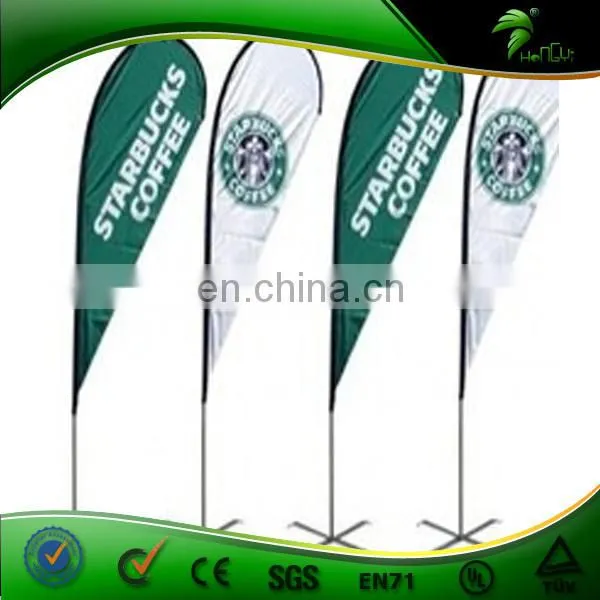Heat Transfer Display Beach Flag Flying Banners for Advertising