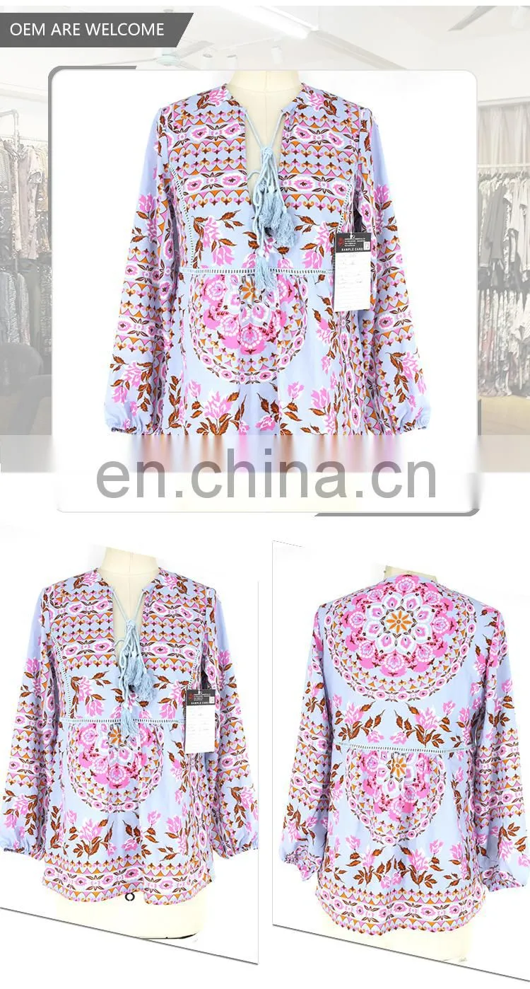 Fat women clothing simple design latest fashion design lady blouse