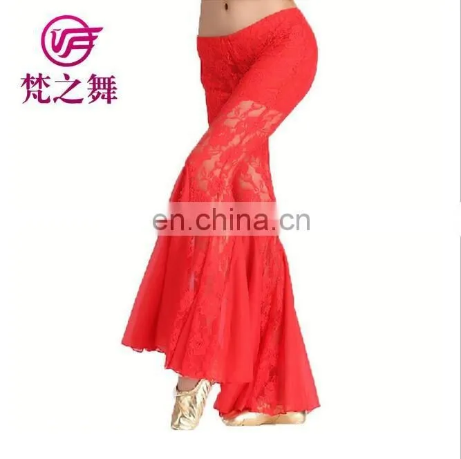Egyptian professional belly dance lace pants for sale K-4004#