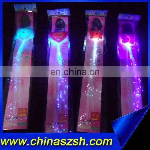 2015 new hot flashing fiber braids for party event