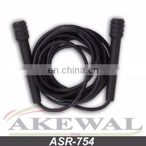 Leather Jump Rope In Wooden Handles