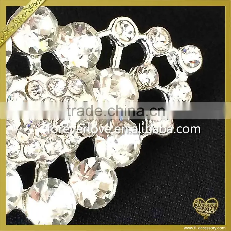 Wholesale Custom letter rhinestone brooch pins FB030