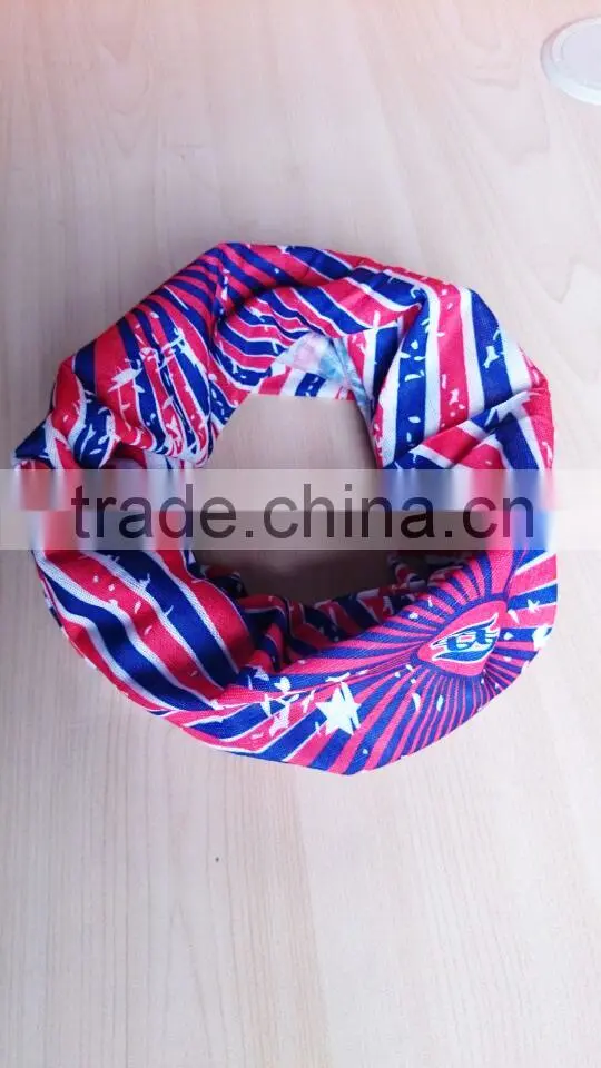 High quality polyester printed fashion 50x25cm seamless multifunctional headwear ,Multifunctional Bandana