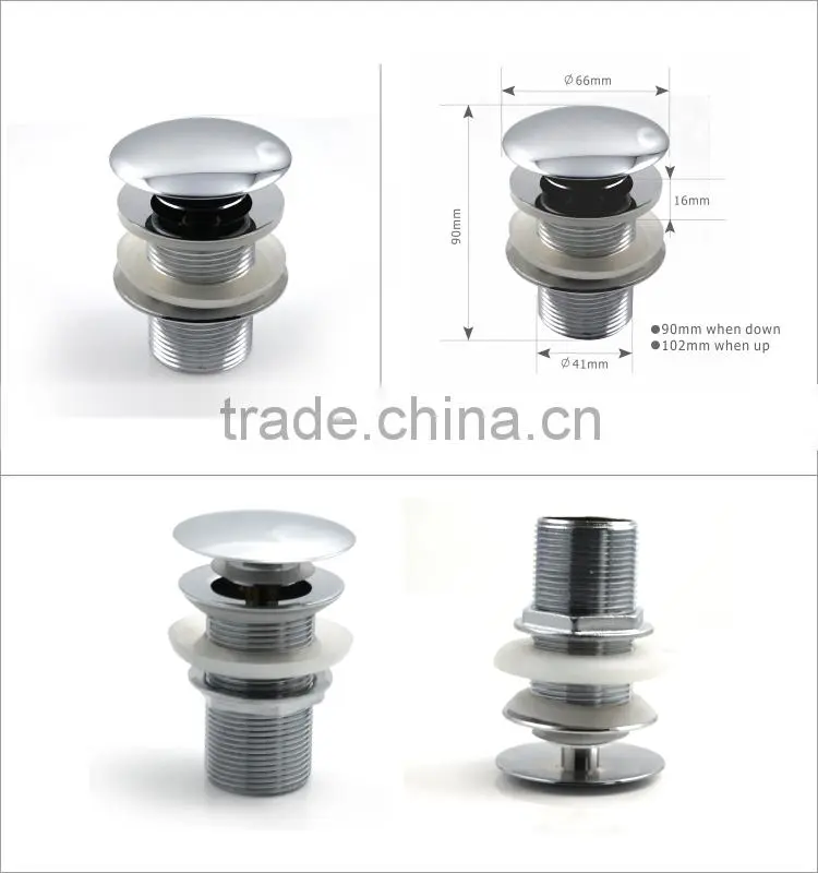 brass pop up waste Europe pop up drainer