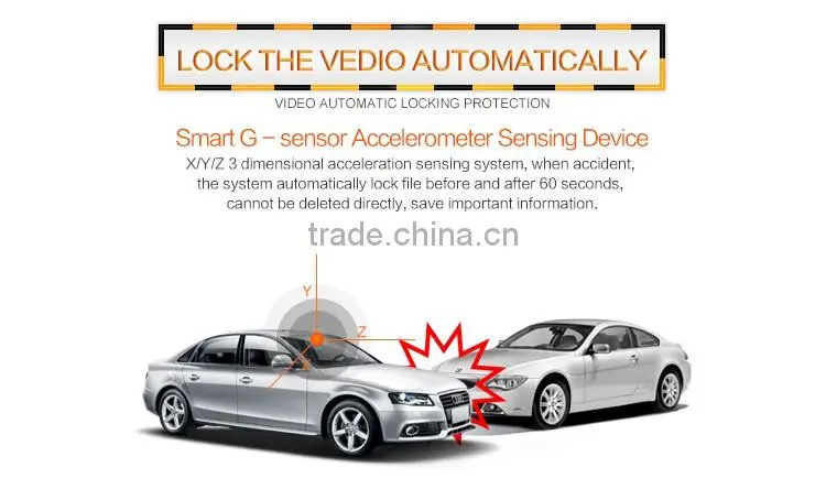 good night vision potable car video camera recorder with gps