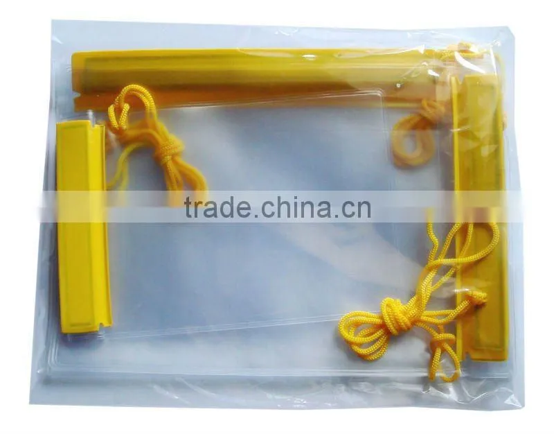 Factory clear Waterproof Case large water resistant dry case to hold wallet smart mobile camera passport