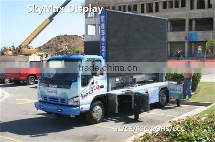 P10 Outdoor Full Color Truck Mobile Digital Led Movable Advertising Display