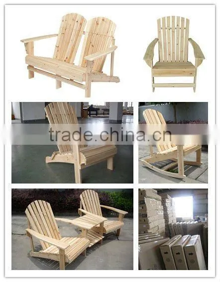 Unfinished Patio Adirondack Chair