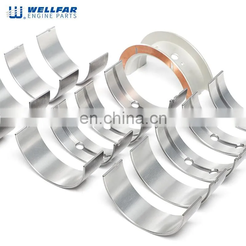 B SERIE Engine parts Wellfar 102mm Main bearing set for CUMMINS B SERIE Engine
