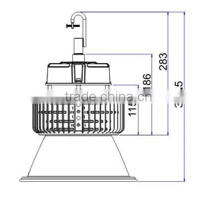 INNOVALIGHT hot new products for 2016 150w industrial lighting led high bay light