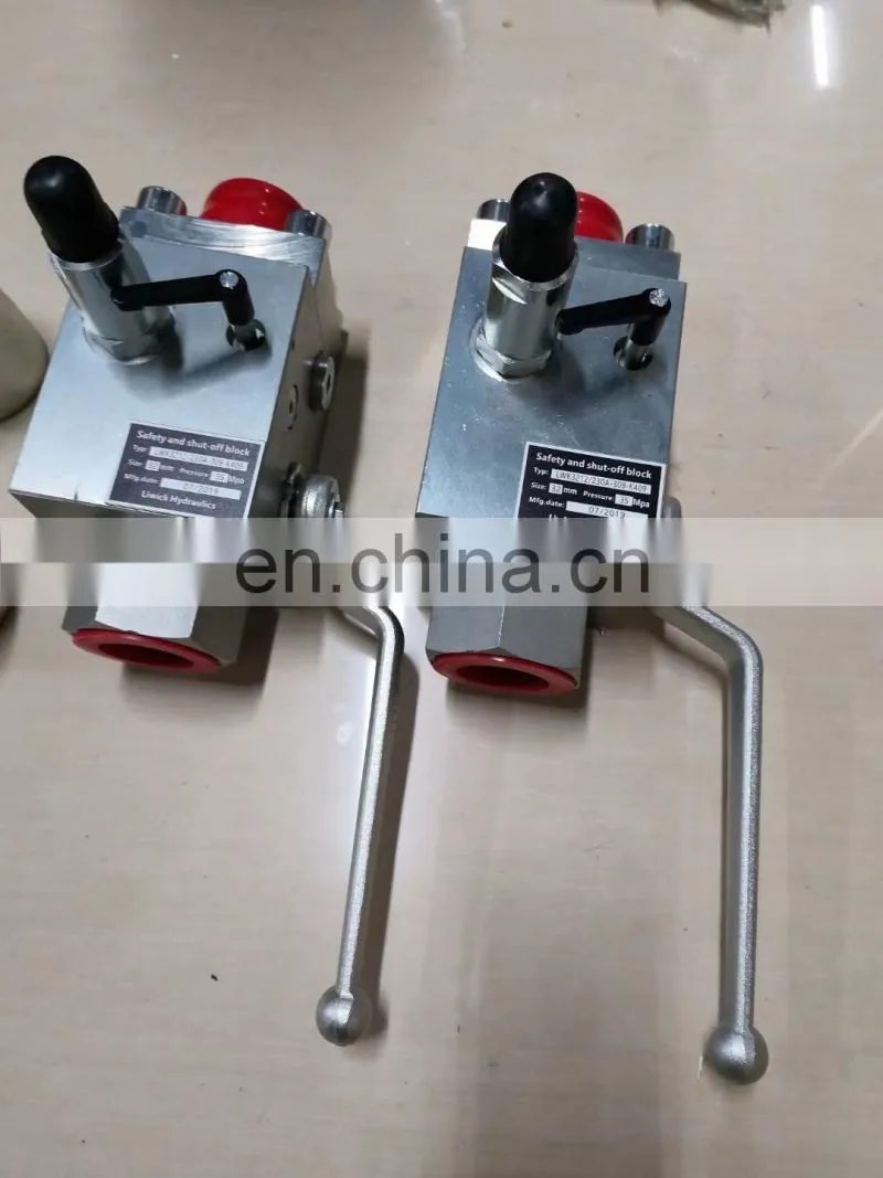 Hydraulic valve block SAF20M12N210A-S13 Safety and Shut off Block
