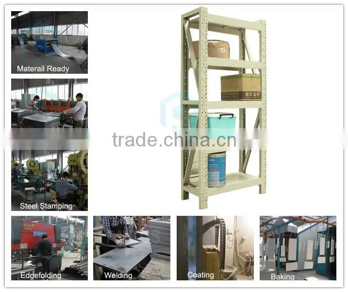 OR-SH017 Steel Frame Warehouse Used 4 Tier Steel Storage Rack