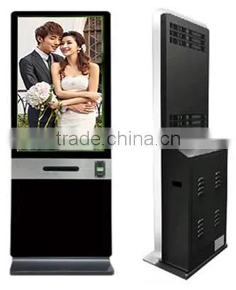 Hot sell built-in PC photo booth machine with take photo printing photo function touch kiosk